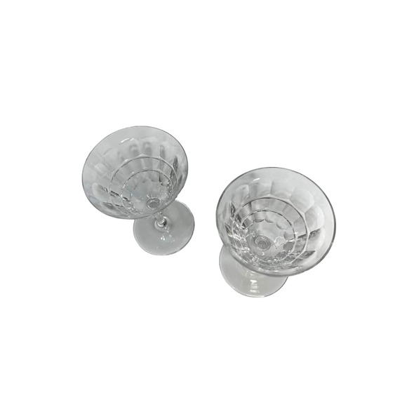 Baccarat Clear Crystal Glasses Set of Two - Picture 3 of 7